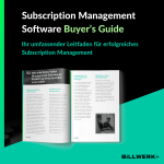 Subscription Management Software Buyer's Guide - Ihr umfassender Leitfaden für erfolgreiches Subscription Management