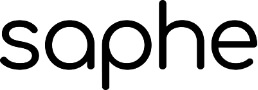 Saphes logo og beskrivelse af deres virksomhed