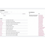 Billwerk+ Transform Screenshot of webhook settings overview