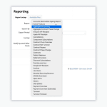 Billwerk+ Transform Screenshot of reporting overview