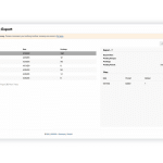 Billwerk+ Transform Screenshot of accounting export