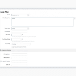 Billwerk+ Transform Screenshot of creating a plan