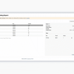 Billwerk+ Transform Screenshot of accounting export overview