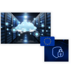 plenigo compliance - data center picture and EU flag