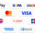 Recurring Payment Methods with Billwerk+ (a selection): Apple Pay, SEPA, Discover, Mastercard, Visa, ideal, Vipps, JCB, American Express, Diners Club