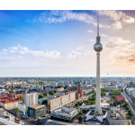 eagle eye view of Berlin