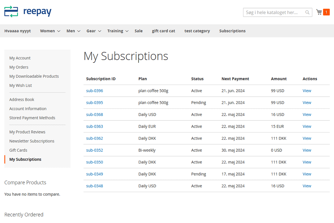 Overview of subscriptions